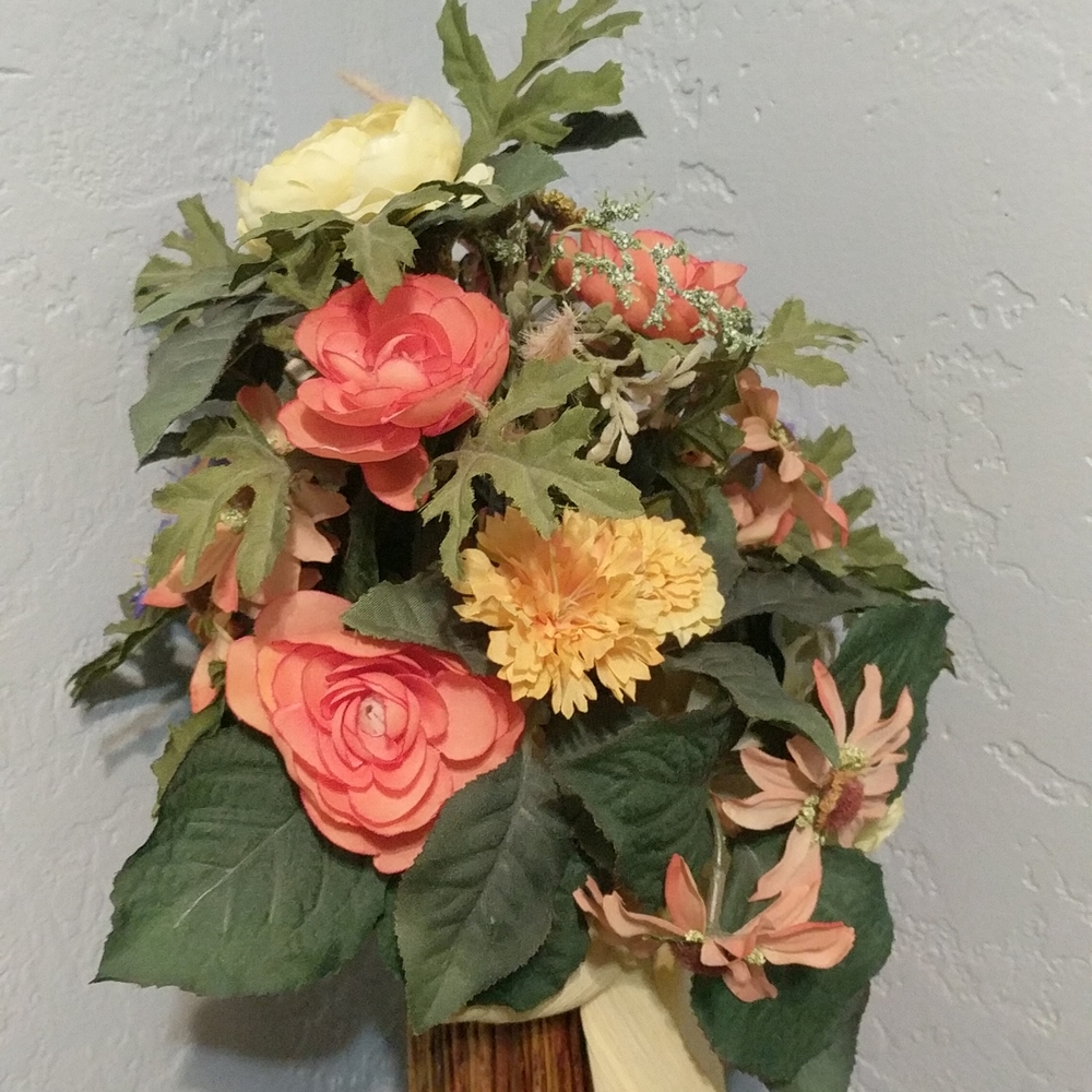 Spring Flower Bouquet with Yellow Ribbon - Picture 8 of 16
